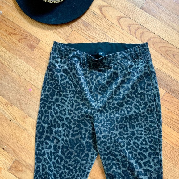 Sanctuary for Anthropologie Runway Shimmer Leopard Leggings - Picture 8 of 13